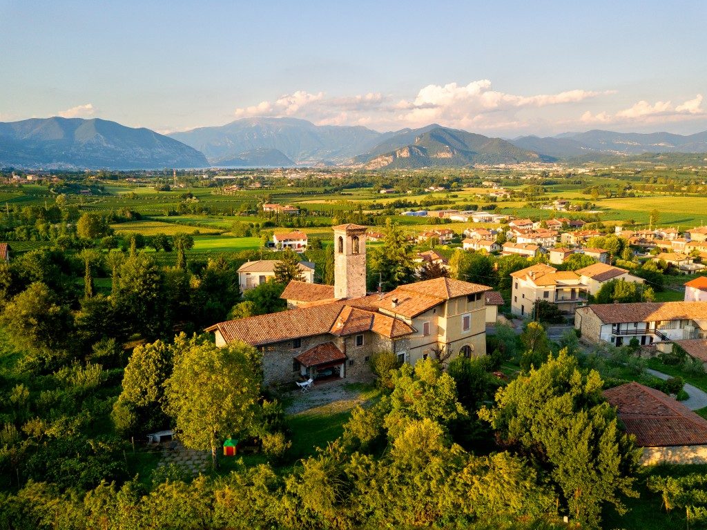 view of a village in Italy