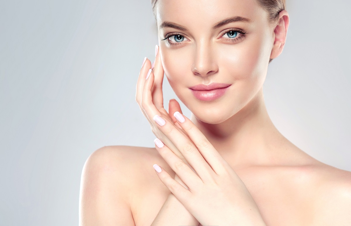 woman with beautiful skin