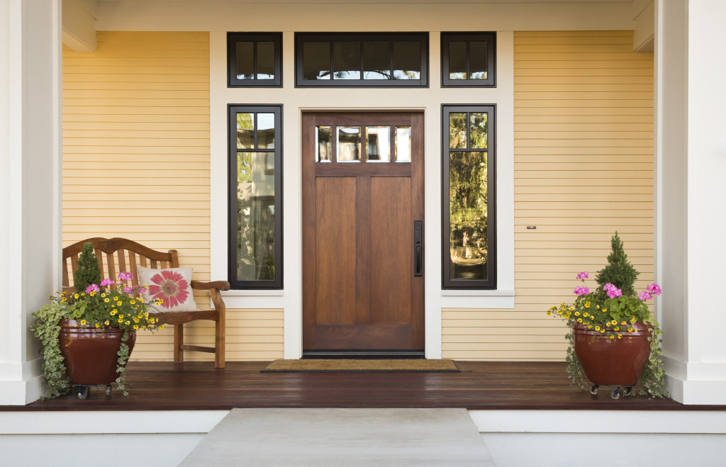 An image of a front door